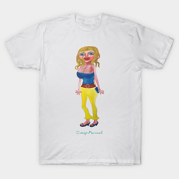 Fashion girl T-Shirt by diegomanuel